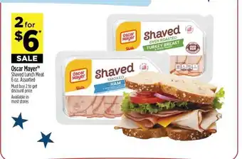 Dollar General Oscar Mayer Shaved Lunch Meat offer