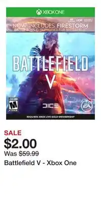 Game Stop Battlefield V - Xbox One offer