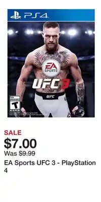Game Stop EA Sports UFC 3 - PlayStation 4 offer