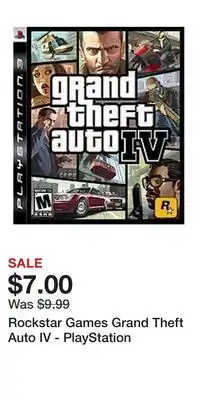 Game Stop Rockstar Games Grand Theft Auto IV - PlayStation offer