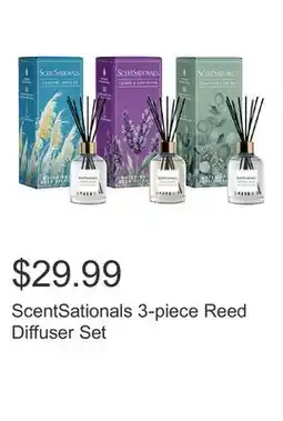 Costco ScentSationals 3-piece Reed Diffuser Set offer