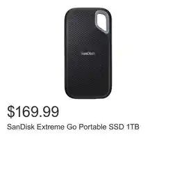 Costco SanDisk Extreme Go Portable SSD offer