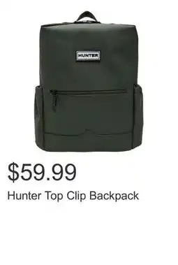 Costco Hunter Top Clip Backpack offer