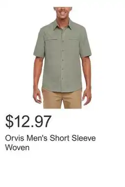 Costco Orvis Men's Short Sleeve Woven offer