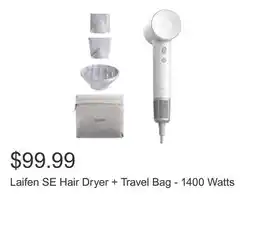 Costco Laifen SE Hair Dryer + Travel Bag - 1400 Watts offer