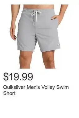 Costco Quiksilver Men's Volley Swim Short offer