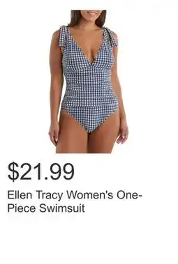 Costco Ellen Tracy Women's One-Piece Swimsuit offer