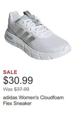 Costco adidas Women's Cloudfoam Flex Sneaker offer