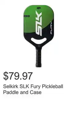 Costco Selkirk SLK Fury Pickleball Paddle and Case offer
