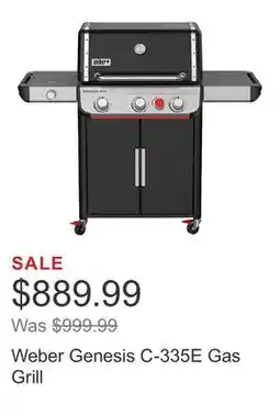 Costco Weber Genesis C-335E Gas Grill offer