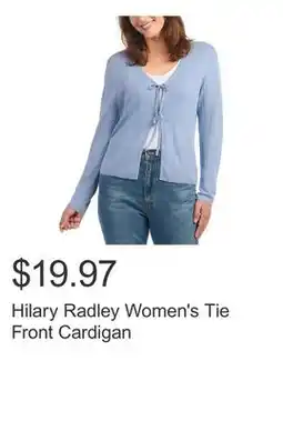 Costco Hilary Radley Women's Tie Front Cardigan offer