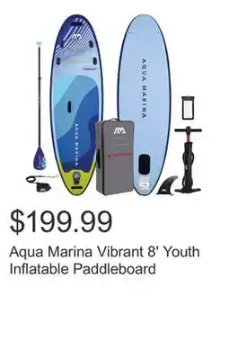 Costco Aqua Marina Vibrant 8' Youth Inflatable Paddleboard offer
