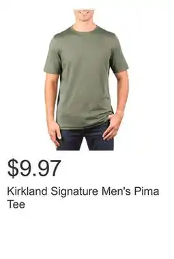 Costco Kirkland Signature Men's Pima Tee offer