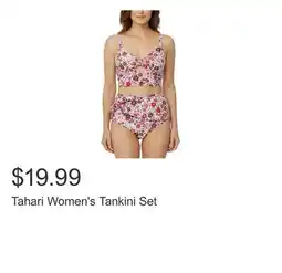Costco Tahari Women's Tankini Set offer