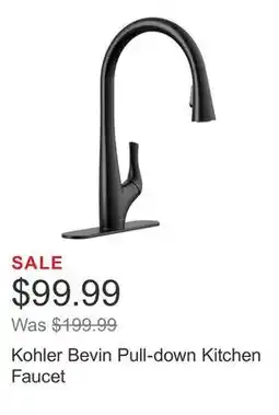 Costco Kohler Bevin Pull-down Kitchen Faucet offer