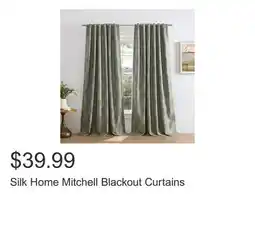 Costco Silk Home Mitchell Blackout Curtains offer