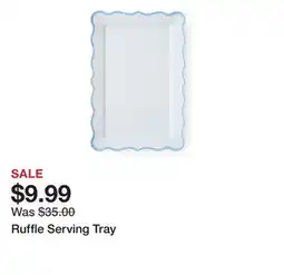 Belk Ruffle Serving Tray offer