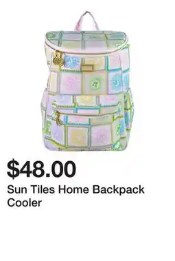 Belk Sun Tiles Home Backpack Cooler offer