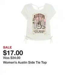Belk Women's Austin Side Tie Top offer