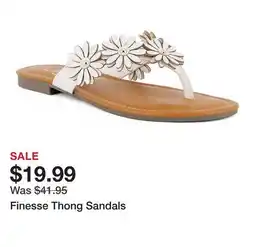Belk Finesse Thong Sandals offer