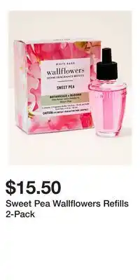 Bath & Body Works Sweet Pea Wallflowers Refills 2-Pack offer