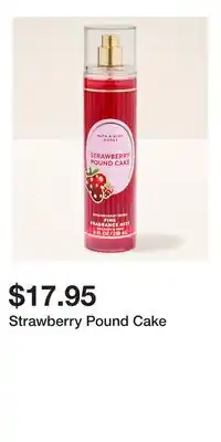 Bath & Body Works Strawberry Pound Cake offer