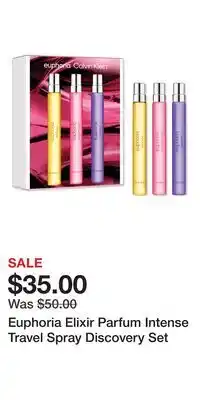 Ulta Beauty Euphoria Elixir Parfum Intense Travel Spray Discovery Set offer