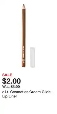 Ulta Beauty e.l.f. Cosmetics Cream Glide Lip Liner offer