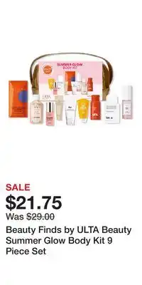 Ulta Beauty Beauty Finds by ULTA Beauty Summer Glow Body Kit 9 Piece Set offer
