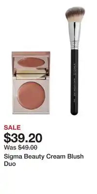 Ulta Beauty Sigma Beauty Cream Blush Duo offer