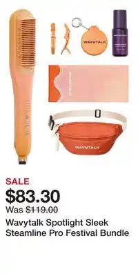 Ulta Beauty Wavytalk Spotlight Sleek Steamline Pro Festival Bundle offer