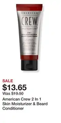 Ulta Beauty American Crew 2 In 1 Skin Moisturizer & Beard Conditioner offer