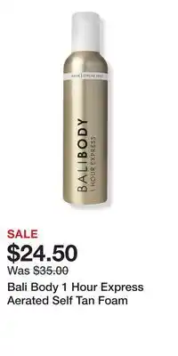 Ulta Beauty Bali Body 1 Hour Express Aerated Self Tan Foam offer