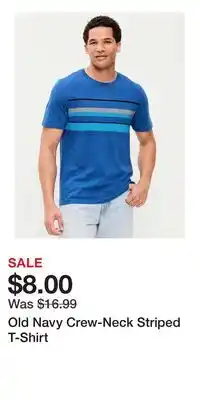 Old Navy Old Navy Crew-Neck Striped T-Shirt offer