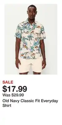 Old Navy Old Navy Classic Fit Everyday Shirt offer