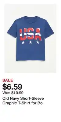 Old Navy Old Navy Short-Sleeve Graphic T-Shirt for Bo offer