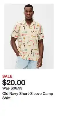 Old Navy Old Navy Short-Sleeve Camp Shirt offer