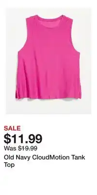 Old Navy Old Navy CloudMotion Tank Top offer