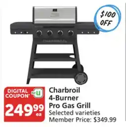 Vons Charbroil 4-Burner Pro Gas Grill offer