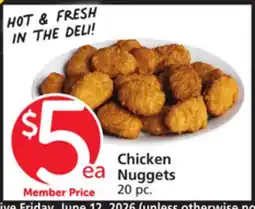 Vons Chicken Nuggets offer
