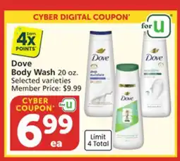 Vons Dove Body Wash offer