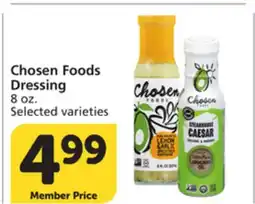 Vons Chosen Foods Dressing offer