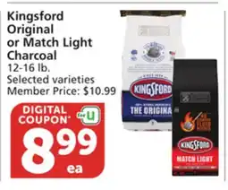 Vons Kingsford Original or Match Light Charcoal offer