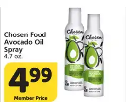 Vons Chosen Food Avocado Oil Spray offer