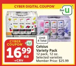 Vons Celsius Variety Pack offer