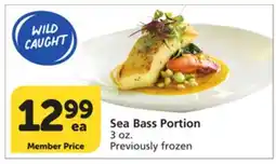 Vons Sea Bass Portion offer