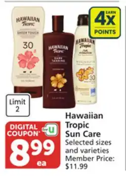 Vons Hawaiian Tropic Sun Care offer
