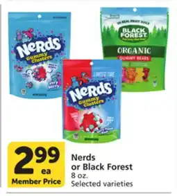 Vons Nerds or Black Forest offer
