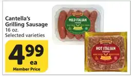 Vons Cantella's Grilling Sausage offer