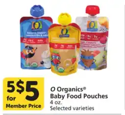 Vons O Organics Baby Food Pouches offer